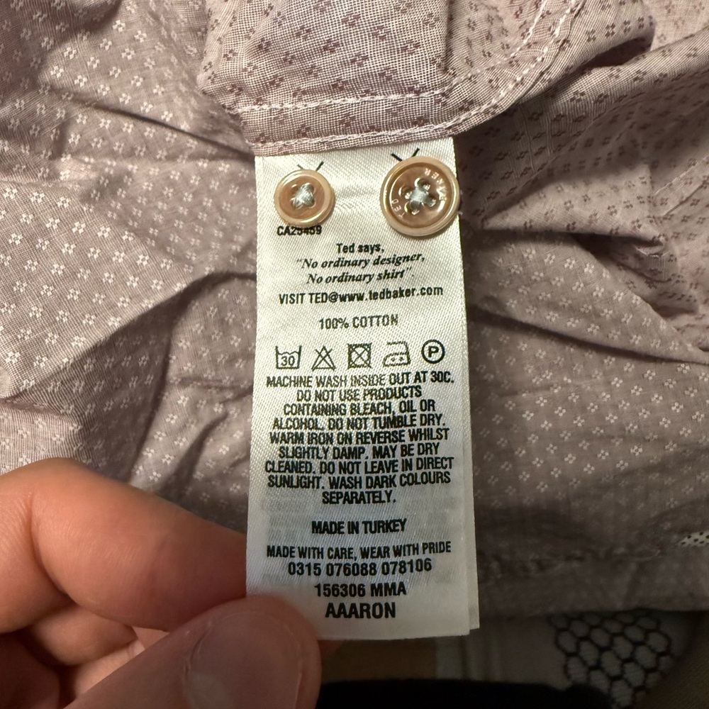 Ted Baker Cotton Patterned Button Down - image 4